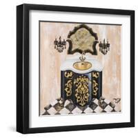 Opulance Bath I-Tiffany Hakimipour-Framed Art Print