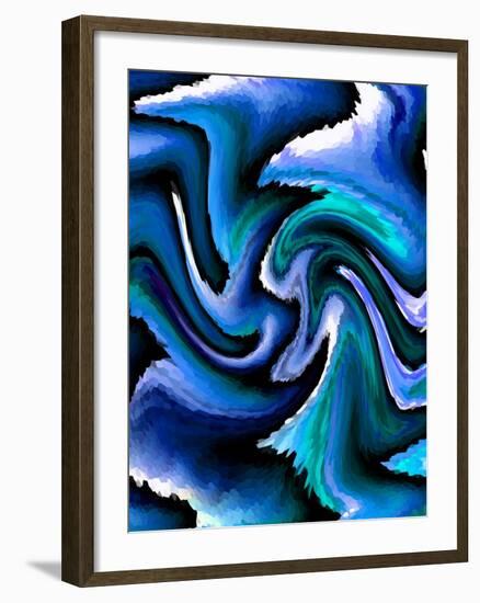 Opulent Blue II-Ruth Palmer-Framed Art Print