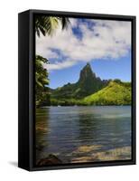 Opunohu Bay and Mount Mauaroa, Moorea, French Polynesia, South Pacific Ocean, Pacific-Jochen Schlenker-Framed Stretched Canvas