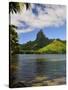 Opunohu Bay and Mount Mauaroa, Moorea, French Polynesia, South Pacific Ocean, Pacific-Jochen Schlenker-Stretched Canvas