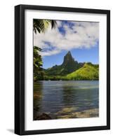 Opunohu Bay and Mount Mauaroa, Moorea, French Polynesia, South Pacific Ocean, Pacific-Jochen Schlenker-Framed Photographic Print