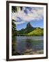 Opunohu Bay and Mount Mauaroa, Moorea, French Polynesia, South Pacific Ocean, Pacific-Jochen Schlenker-Framed Photographic Print