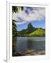 Opunohu Bay and Mount Mauaroa, Moorea, French Polynesia, South Pacific Ocean, Pacific-Jochen Schlenker-Framed Photographic Print