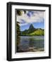 Opunohu Bay and Mount Mauaroa, Moorea, French Polynesia, South Pacific Ocean, Pacific-Jochen Schlenker-Framed Photographic Print