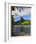 Opunohu Bay and Mount Mauaroa, Moorea, French Polynesia, South Pacific Ocean, Pacific-Jochen Schlenker-Framed Photographic Print