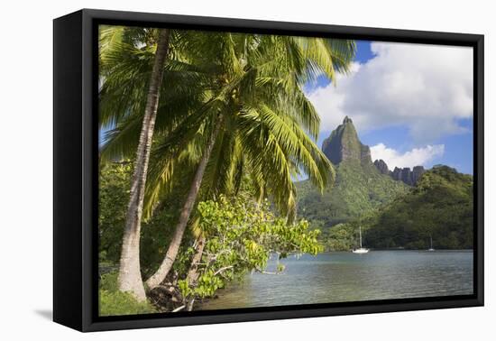 Opunohu Bay, Mo'Orea, Society Islands, French Polynesia-Ian Trower-Framed Stretched Canvas