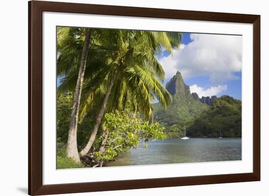 Opunohu Bay, Mo'Orea, Society Islands, French Polynesia-Ian Trower-Framed Photographic Print