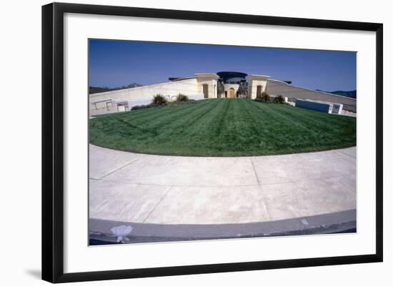 Opus One Winery Building, Napa Valley, CA-George Oze-Framed Photographic Print