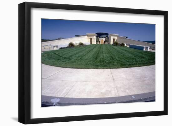 Opus One Winery Building, Napa Valley, CA-George Oze-Framed Photographic Print