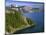 OR, Crater Lake NP. Conifer pollen accumulates on surface of Crater Lake at Cleetwood Cove-John Barger-Mounted Photographic Print