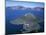 OR, Crater Lake NP. View east across Crater Lake from directly above Wizard Island-John Barger-Mounted Photographic Print