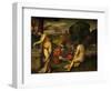 Or Giorgione, Concert in the Open Air-Titian (Tiziano Vecelli)-Framed Giclee Print