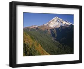 OR, Mount Hood NF. Mount Hood Wilderness, West side of Mount Hood-John Barger-Framed Photographic Print