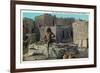 Oraibi, Arizona - Hopi Snake Priest Enters Snake Kiva-Lantern Press-Framed Premium Giclee Print