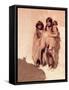 Oraibi-Carl And Grace Moon-Framed Stretched Canvas