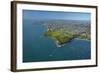 Orakei Wharf and Bastion Point, Auckland, North Island, New Zealand-David Wall-Framed Photographic Print