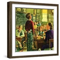 "Oral Report,"February 1, 1947-W.C. Griffith-Framed Giclee Print