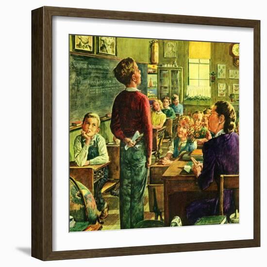 "Oral Report,"February 1, 1947-W.C. Griffith-Framed Giclee Print