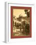 Oran Court of the Mosque of Pasha Djama El Bacha, Rue Philippe, Algiers-Etienne & Louis Antonin Neurdein-Framed Giclee Print