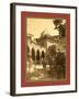 Oran Court of the Mosque of Pasha Djama El Bacha, Rue Philippe, Algiers-Etienne & Louis Antonin Neurdein-Framed Giclee Print