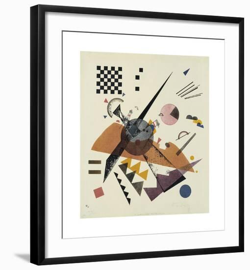 Orange, 1923-Wassily Kandinsky-Framed Premium Giclee Print