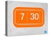 Orange Alarm Clock-NaxArt-Stretched Canvas