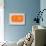 Orange Alarm Clock-NaxArt-Art Print displayed on a wall