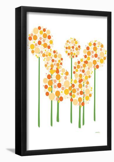 Orange Alliums-Avalisa-Framed Poster