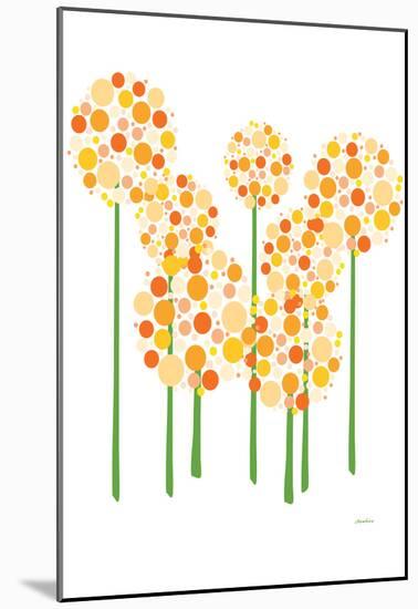 Orange Alliums-Avalisa-Mounted Poster