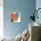 Orange and Aqua-Jan Weiss-Mounted Art Print displayed on a wall