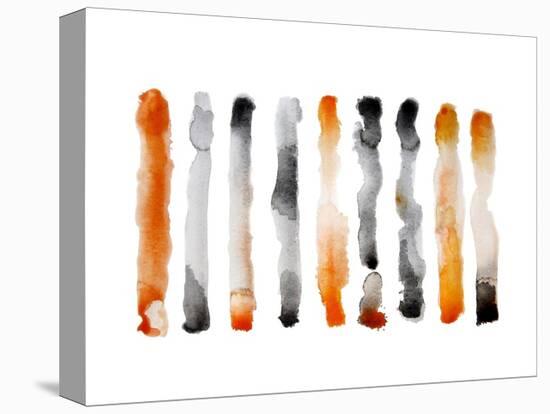 Orange and Black-Nancy LaBerge Muren-Stretched Canvas