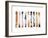 Orange and Black-Nancy LaBerge Muren-Framed Art Print