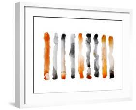 Orange and Black-Nancy LaBerge Muren-Framed Art Print