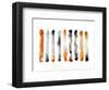 Orange and Black-Nancy LaBerge Muren-Framed Art Print