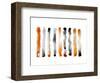 Orange and Black-Nancy LaBerge Muren-Framed Art Print