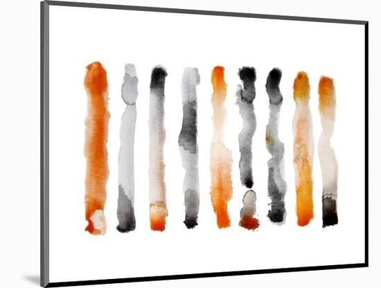 Orange and Black-Nancy LaBerge Muren-Mounted Art Print