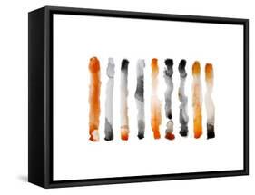Orange and Black-Nancy LaBerge Muren-Framed Stretched Canvas
