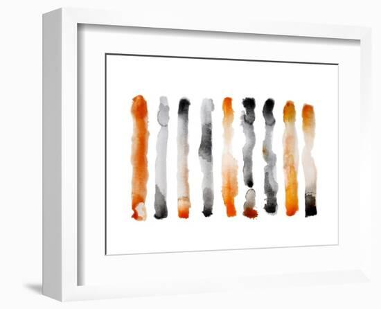 Orange and Black-Nancy LaBerge Muren-Framed Art Print