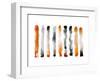 Orange and Black-Nancy LaBerge Muren-Framed Art Print