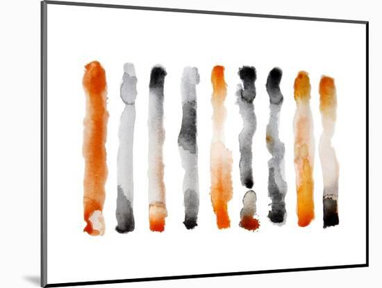 Orange and Black-Nancy LaBerge Muren-Mounted Art Print