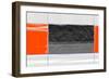 Orange and Black-NaxArt-Framed Art Print