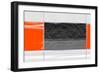 Orange and Black-NaxArt-Framed Art Print