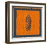 Orange and Blue Mary-Marta Wiley-Framed Premium Giclee Print