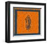 Orange and Blue Mary-Marta Wiley-Framed Art Print