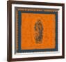 Orange and Blue Mary-Marta Wiley-Framed Art Print