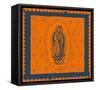 Orange and Blue Mary-Marta Wiley-Framed Stretched Canvas