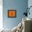 Orange and Blue Mary-Marta Wiley-Framed Stretched Canvas displayed on a wall