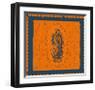 Orange and Blue Mary-Marta Wiley-Framed Art Print