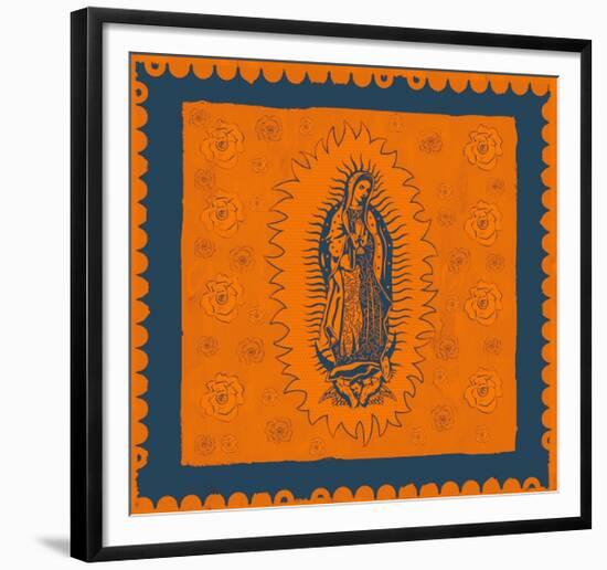 Orange and Blue Mary-Marta Wiley-Framed Premium Giclee Print