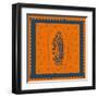 Orange and Blue Mary-Marta Wiley-Framed Art Print